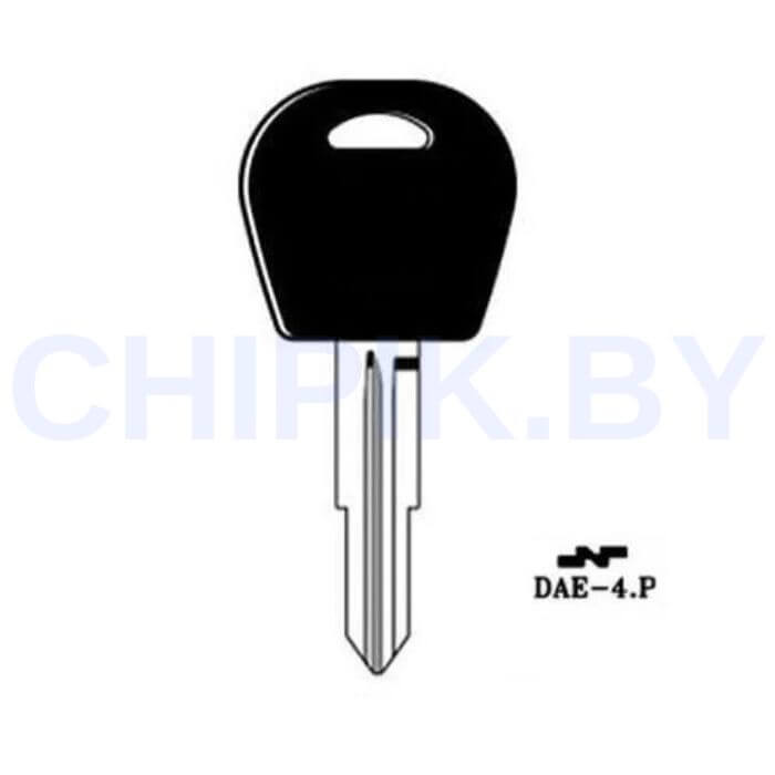 Заготовка авто ключа Дэу DAE-4.P DWO5TE T00DW1 T00DW1P КНР под чип