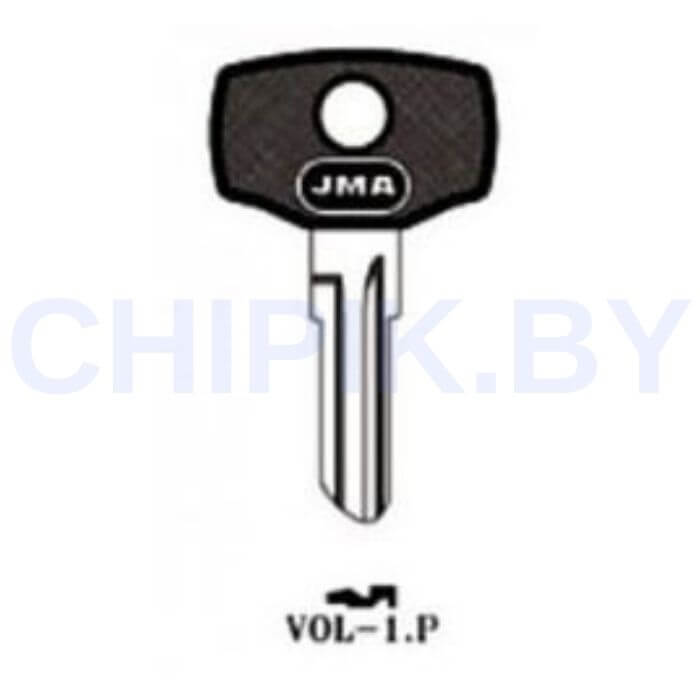 Заготовка авто ключа Вольво, ГАЗ VOL-1P VOL1RP x VO1SP134  Европа пластик