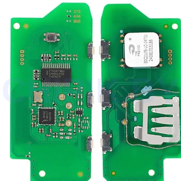 Ключ БМВ X1 iX1 U11, 5 серия, i5 G60, G61, 7 серия, i7 G70, X2, iX2 U10, X3 G45, смарт корпус с платой, UWB Original