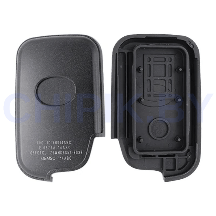 Пульт Lonsdor LT20-01 Toyota, Lexus, 8A+4D, частота 312 МГц,314,35 МГц,315,12 МГц,433,92 МГц, 4 кнопки, паника