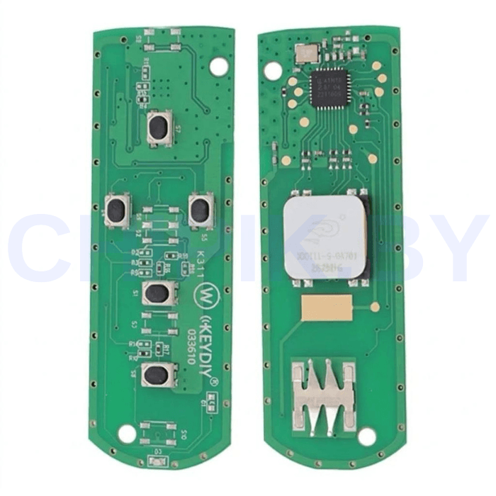 Пульт KeyDiy ZB44-5, 5 кнопок, электромобиль