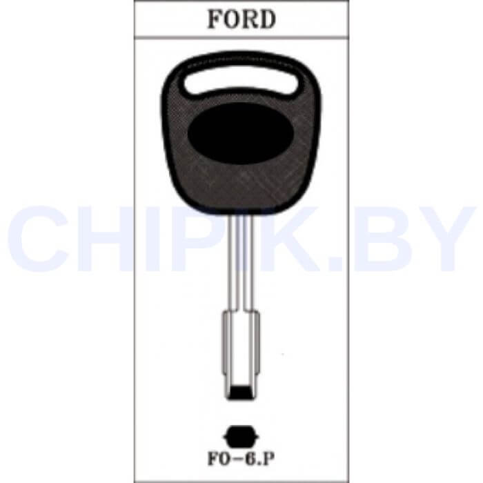 Заготовка авто ключа Форд, Ягуар FO-6.P FO21P S30FDP TB1P5 FD3P КНР пластик