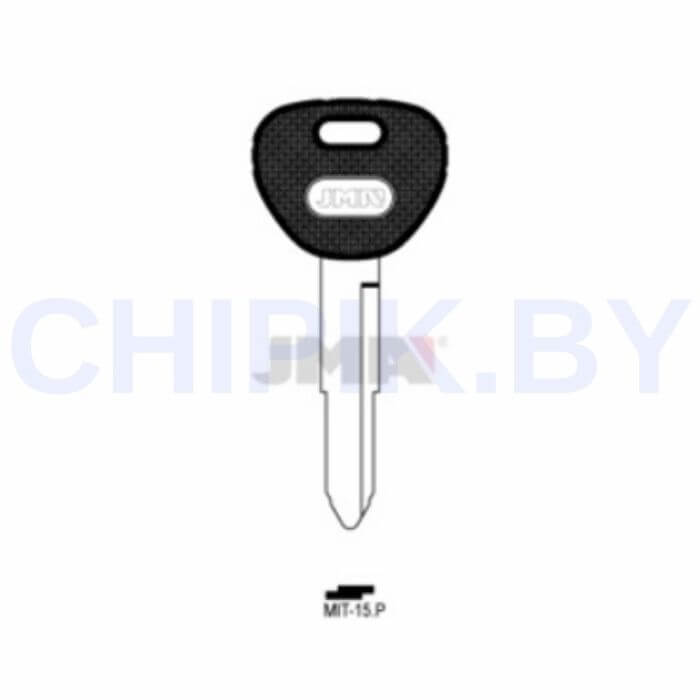 Заготовка авто ключа Митсубиси MIT-15.P MIT15AP MS7AP MIT14P77 Европа пластик