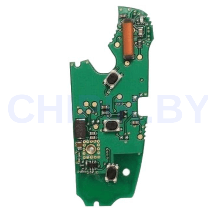 Ключ Ауди A6, Q7 выкидной корпус с платой, паника, Оригинал