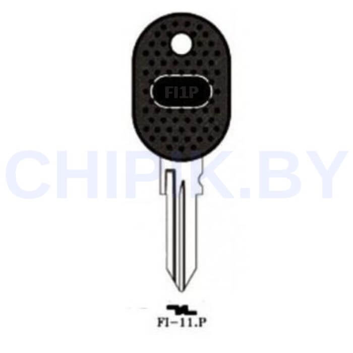 Заготовка авто ключа Фиат, Ивеко FI-11.P GT10P FT1P GB9RP6 FT50P КНР пластик