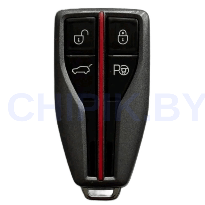 Смарт ключ для Hongqi (Хончи) H9, 4 кнопки, Чип: 46, Частота: 433Mhz, OEM-номер 5879630147, оригинальный