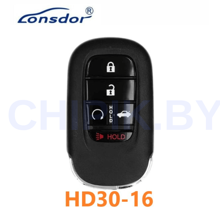 Пульт Lonsdor HD30-16 Honda, ID46 ID47 ID4A, 5 кнопок