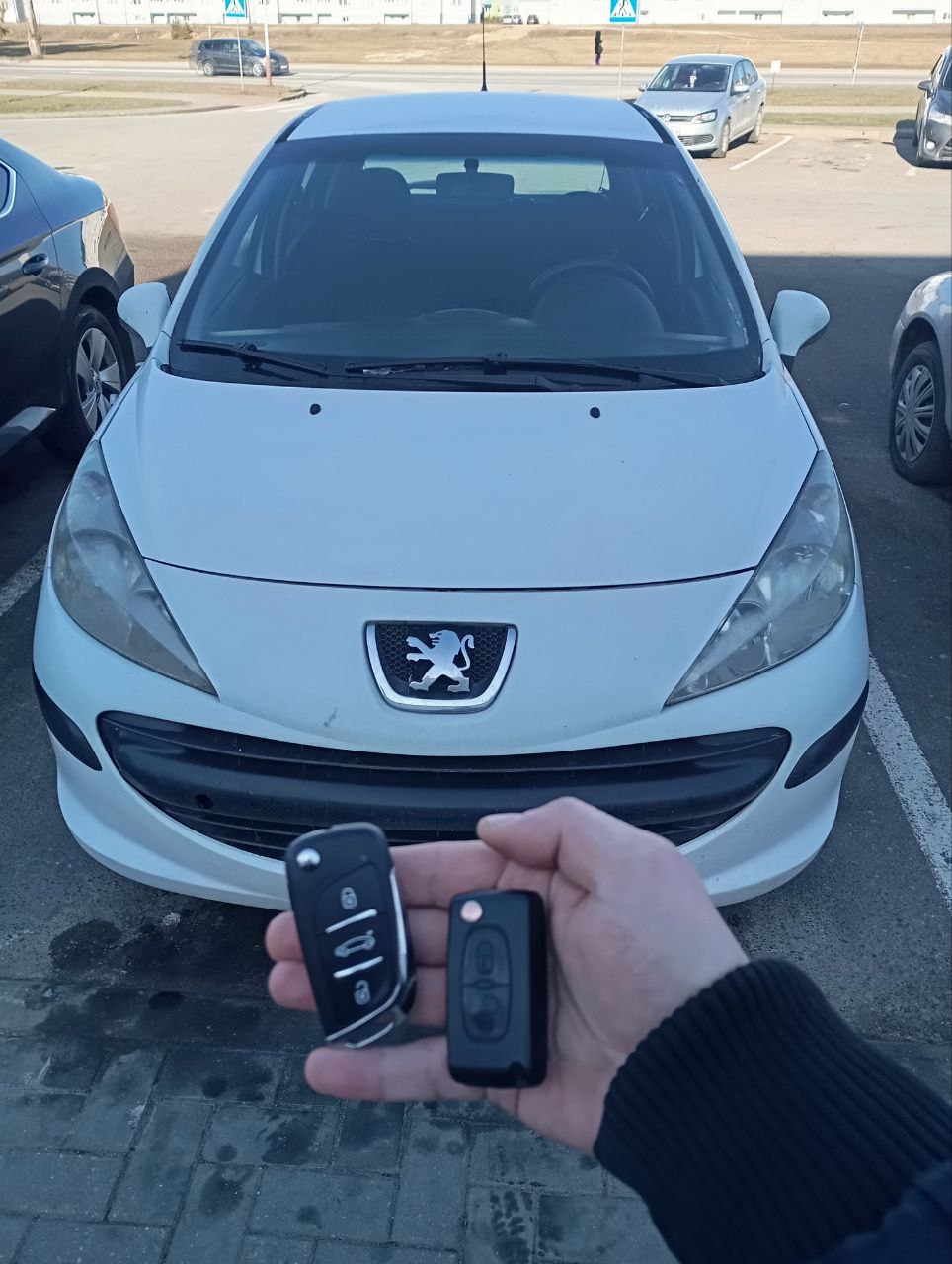 Пежо 207 изготовление дубликата чип ключа зажигания Пежо 207 изготовление дубликата чип ключа зажигания