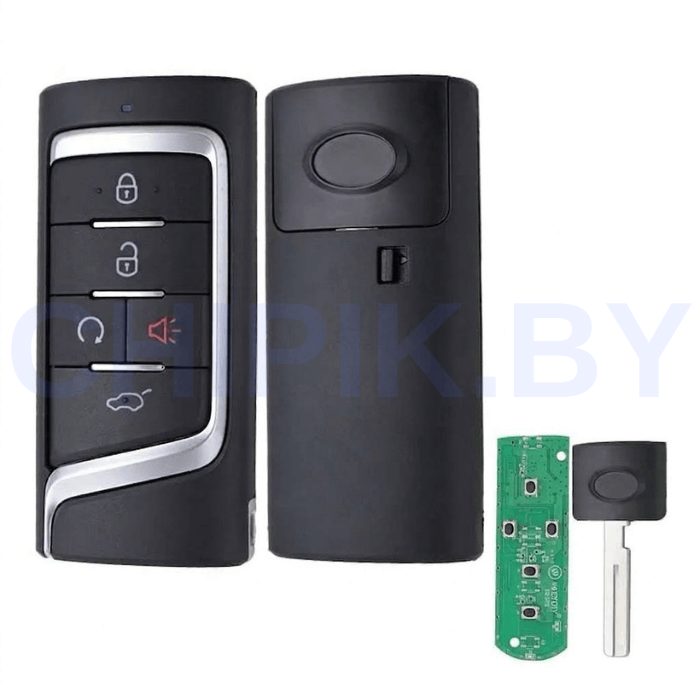 Пульт KeyDiy ZB44-5, 5 кнопок, паника