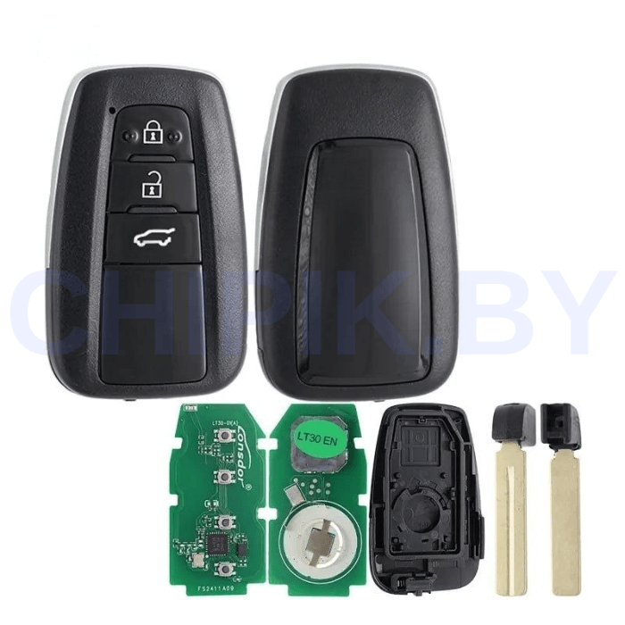 Пульт Lonsdor LT30-01 Toyota Corolla, Levin, Corolla Cross, Allion, Camry, chip ID4A, 3 кнопки, минивэн