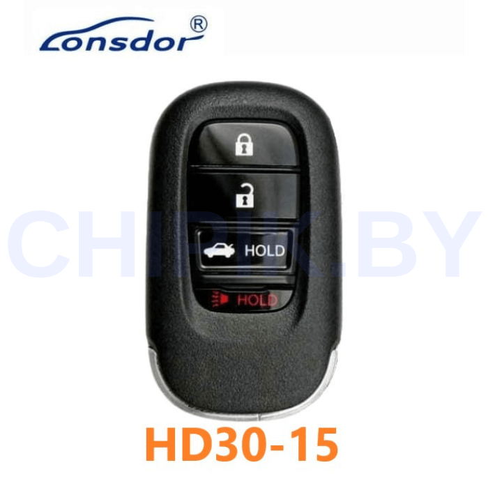 Пульт Lonsdor HD30-15 Honda, ID46 ID47 ID4A, 4 кнопки