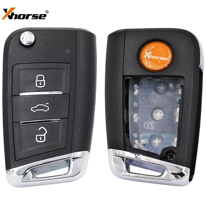 Корпус Xhorse XEMQB1EN, 3 кнопки, без лезвия