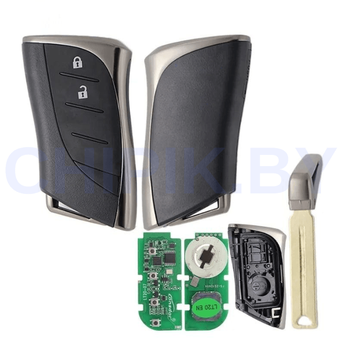Пульт Lonsdor LT20-07 8A+4D Lexus, 2 кнопки