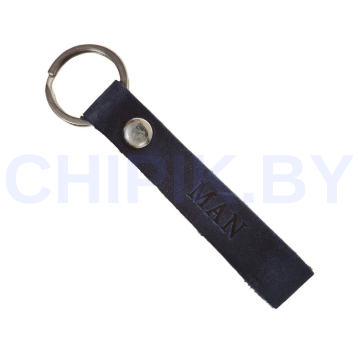 Брелок кожа МАН кожа Синий
