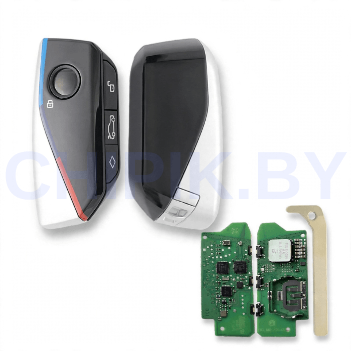 Ключ БМВ X1, X7, смарт корпус с платой, UWB Original