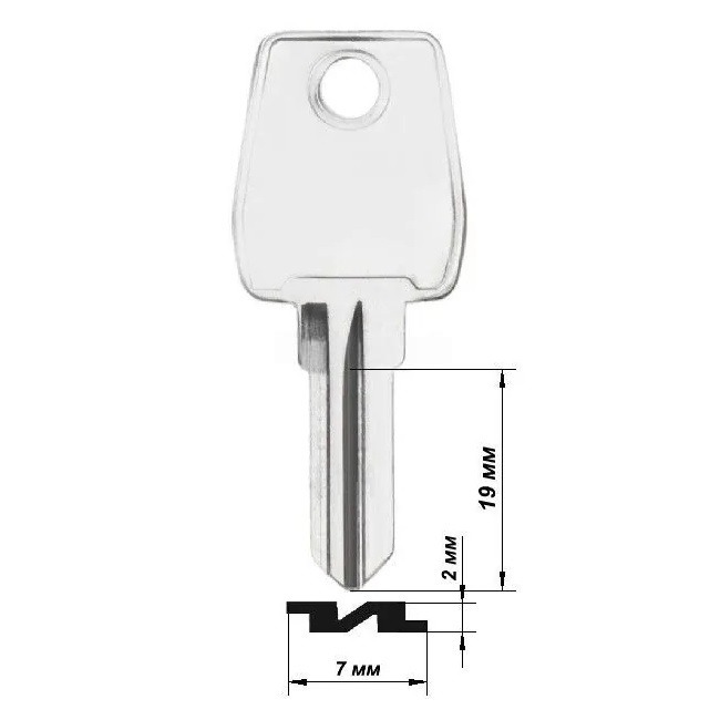 Заготовка ключа EU-8D EU13R EL9R EL9R Европа