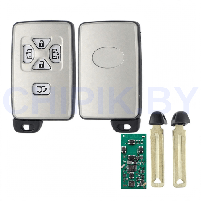 Пульт KEYDIY TIB05, 4 кнопок, боковые двери