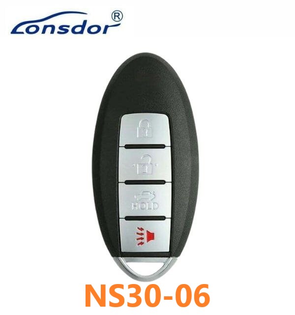 Пульт Lonsdor NS30-06 Nissan, ID46 ID47 ID4A, 4 кнопки