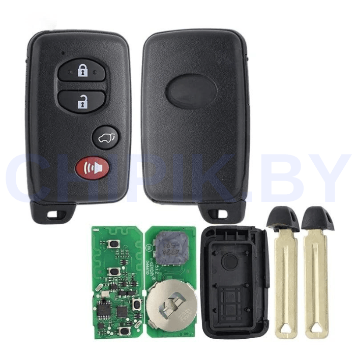 Пульт KEYDIY TIB03-4, 3 кнопки, паника, кроссовер, с чипом 8A 4D, для KD-X2, KD MAX, KDX4