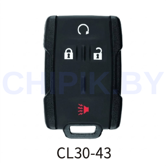 Пульт Lonsdor Chevrolet CL30-43, 4 кнопки, паника