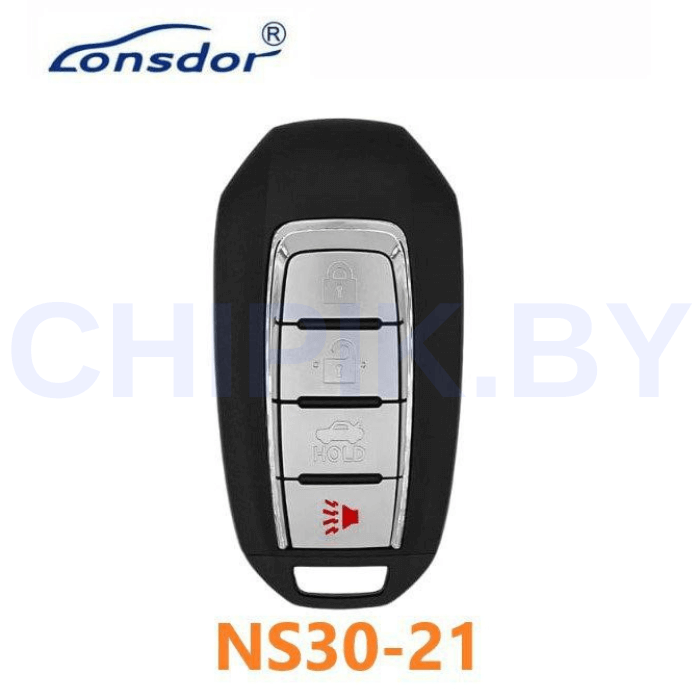 Пульт Lonsdor NS30-21 Nissan, ID46 ID47 ID4A, 4 кнопки