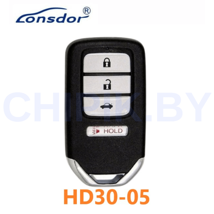 Пульт Lonsdor HD30-05 Honda, ID46 ID47 ID4A, 4 кнопки