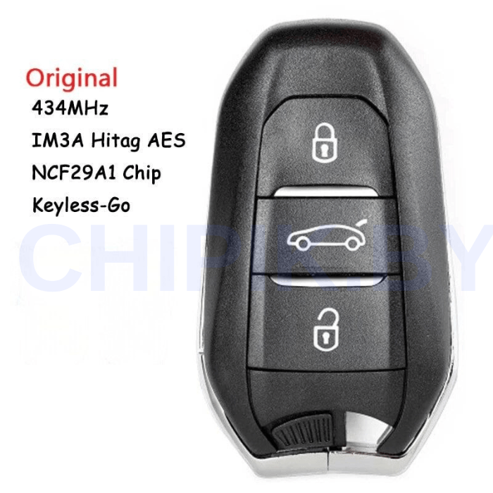 Ключ Пежо 5008, 508 смарт корпус с платой