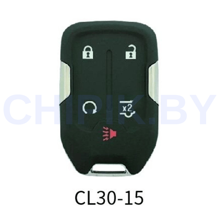 Пульт Lonsdor CL30-15 Chevrolet, GMC, ID46, ID49, ID4A, частота 315, 433.92 МГц, 5 кнопок, паника