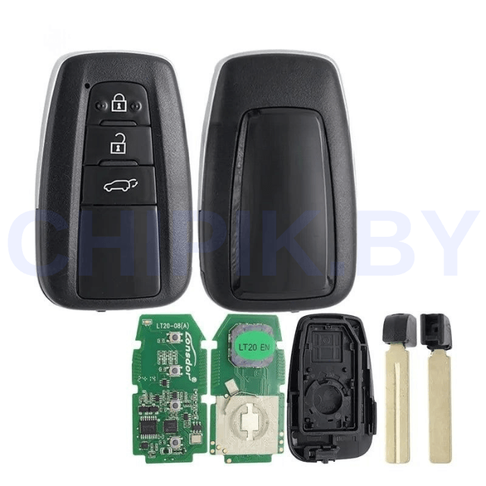Пульт Lonsdor LT20-08 8A+4D Toyota, 3 кнопки, кроссовер