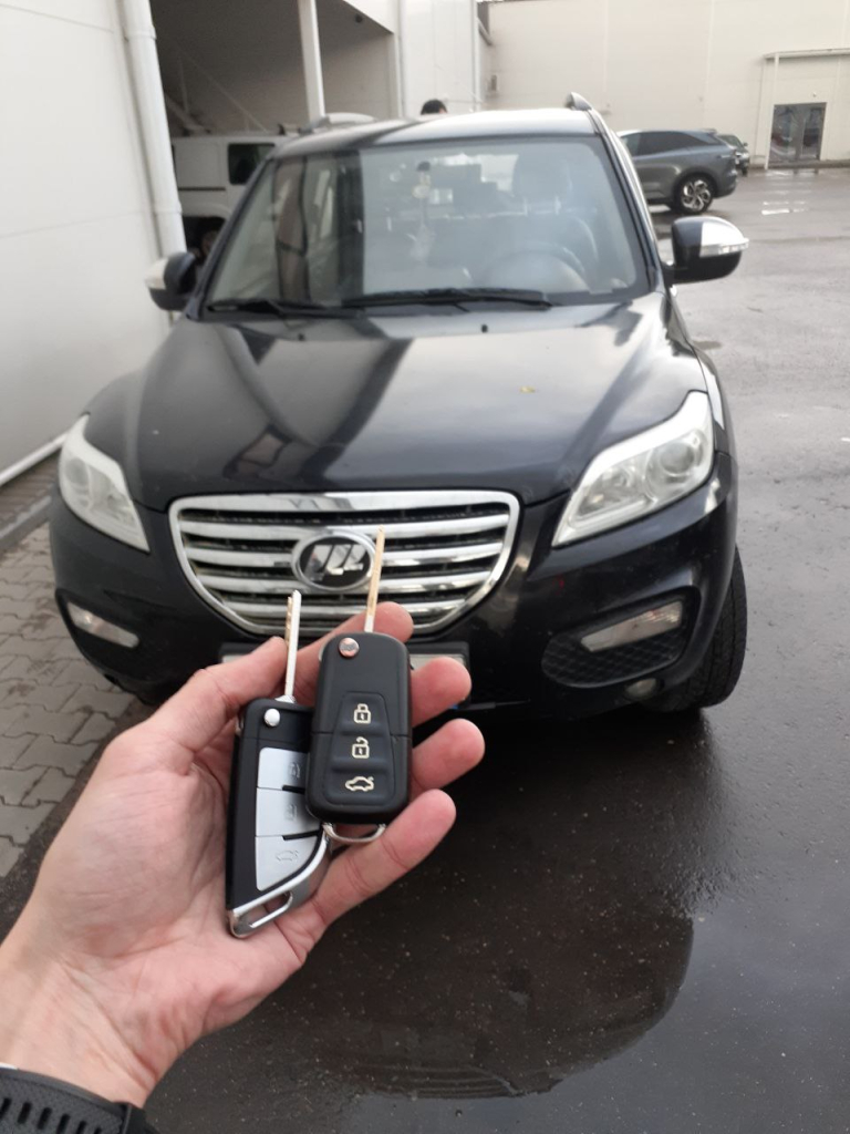 Lifan X60 изготовление дубликата чип ключа зажигания