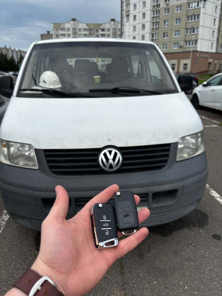 Фольксваген Поло изготовление дубликата чип ключа зажигания