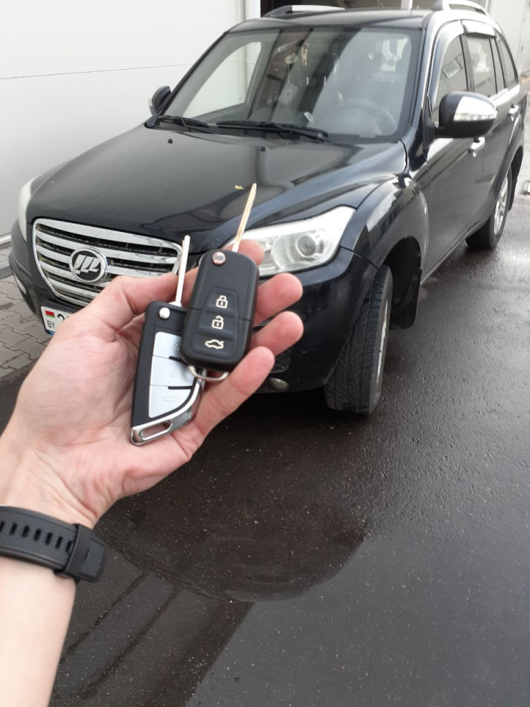 Lifan X60 изготовление дубликата чип ключа зажигания