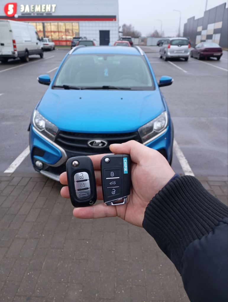 Фольксваген Поло изготовление дубликата чип ключа зажигания