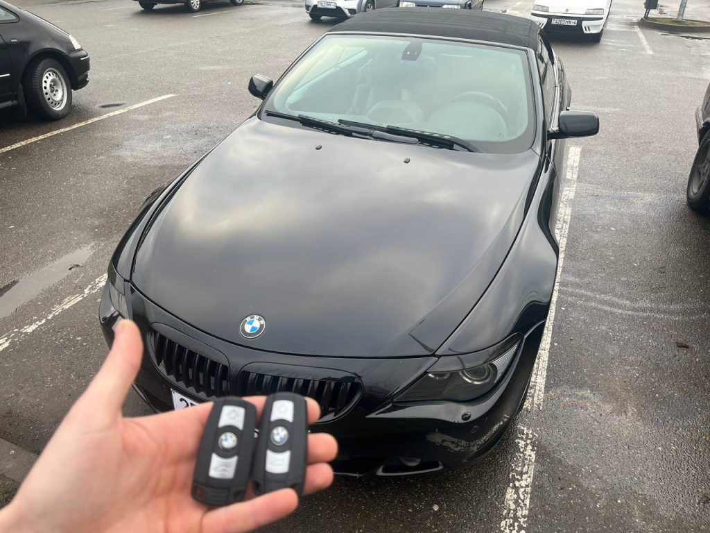 BMW E60 изготовление дубликата чип ключа зажигания