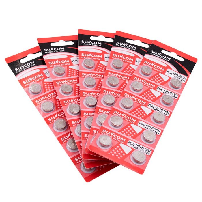 Батарейка AG10/189/389/SR1130/1130/LR54/V10GA/54 LR1130 Suncom