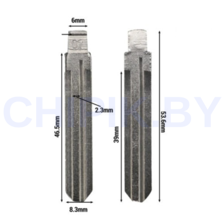 Ключ Тойота РАФ4 выкидной корпус под переделку
