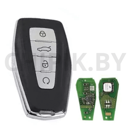 Ключ Джили  Кулрэй,Атлас Х7 смарт корпус с платой