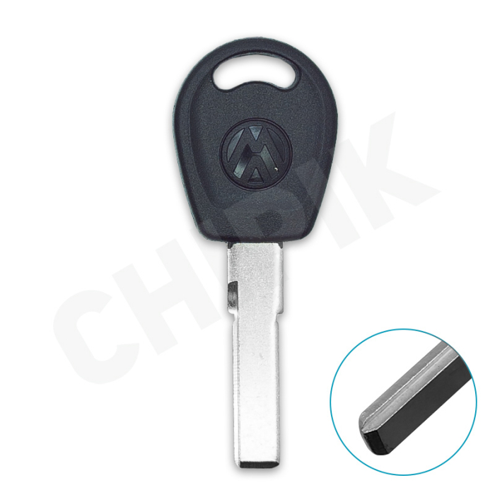 Заготовка авто ключа Ауди, Фольксваген, Шкода, Сеат HU-HAA.P1 HU66P HF66P HF55P65 V66BP КНР пластик