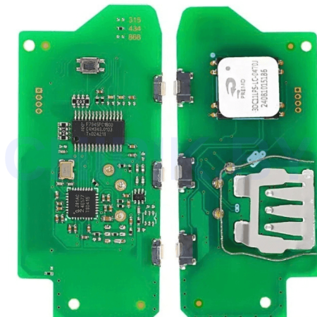 Ключ БМВ i4, iX i20, i7, смарт корпус с платой, UWB Original