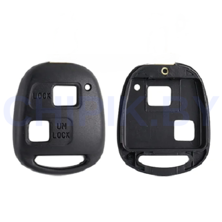 Ключ Тойота Ланд Крузер корпус 2 кнопки Ключ Тойота Ланд Крузер корпус 2 кнопки