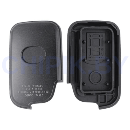 Пульт Lonsdor LT20-01 Toyota, Lexus, 8A+4D, частота 312 МГц,314,35 МГц,315,12 МГц,433,92 МГц, 2 кнопки