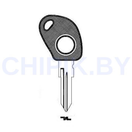 Заготовка авто ключа Фиат, Ивеко FI-11.P GT10P GT10BP GB9RP6 GB9RP11 КНР под чип