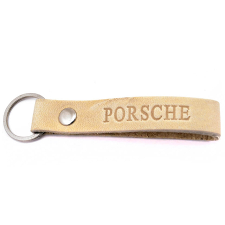 Брелок Порше кожа