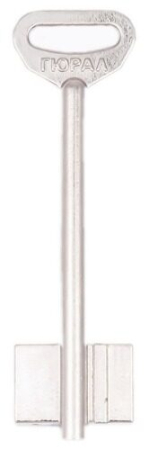 Заготовка ключа Гюрал-2 90-24.5-16.4 мм Заготовка ключа Гюрал-2 90-24.5-16.4 мм