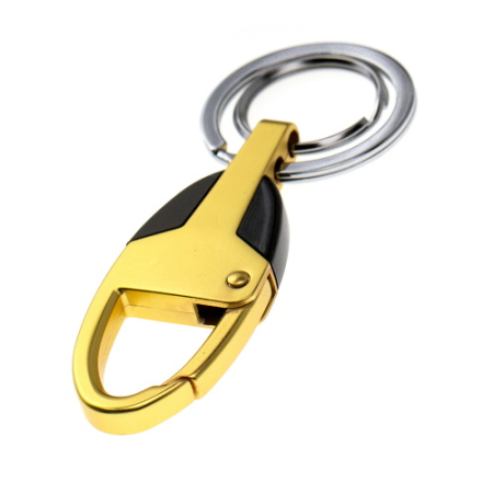 Карабин овальный с двумя кольцами для ключей