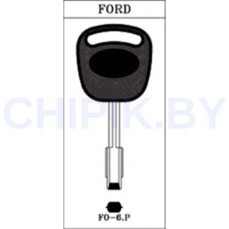 Заготовка авто ключа Форд, Ягуар FO-6.P FO21P S30FDP TB1P5 FD3P КНР пластик