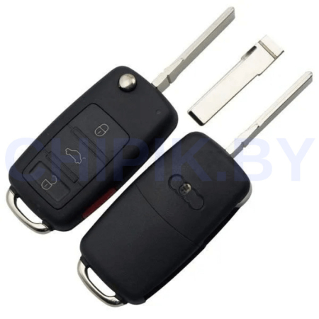 Ключ Ауди А8 D3 выкидной корпус паника