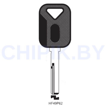 Заготовка авто ключа Вольво, Смарт HU-DH.P HU56RP S60HFP HF49P62 VL15P КНР пластик