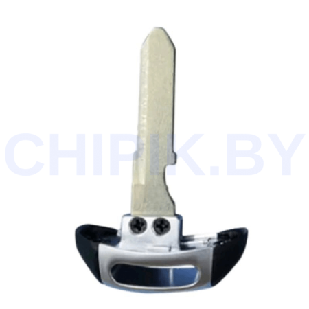 Ключ Джили Атлас смарт корпус с платой, хром