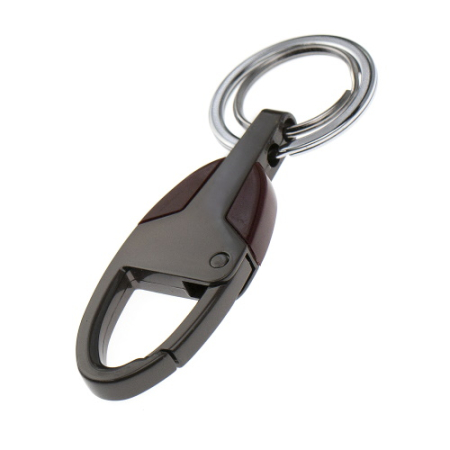 Карабин овальный с двумя кольцами для ключей